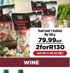 Food Lover's Seafood Mix 2 offers at R 130