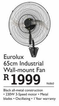 Industrial fan Eurolux offers at R 1999