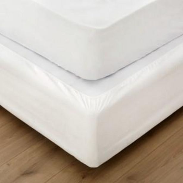 Miss Lyn Fitted Bed Base Wraps White Faux Suede offers at R 191,2
