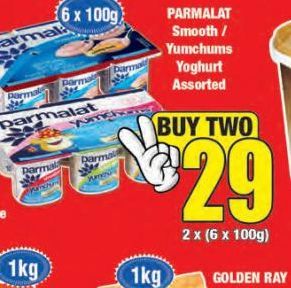 Parmalat Smooth Yoghurt  2 offers at R 29