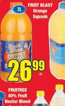 Fruit Blast orange squash offers at R 26,99