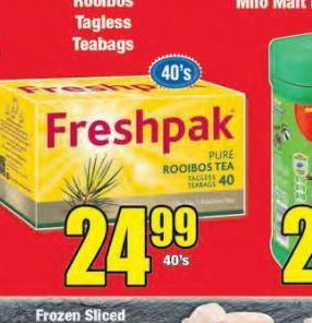 Freshpak Tea Bags offers at R 24,99
