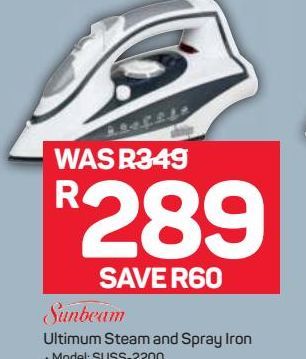 Sunbeam Iron offers at R 289
