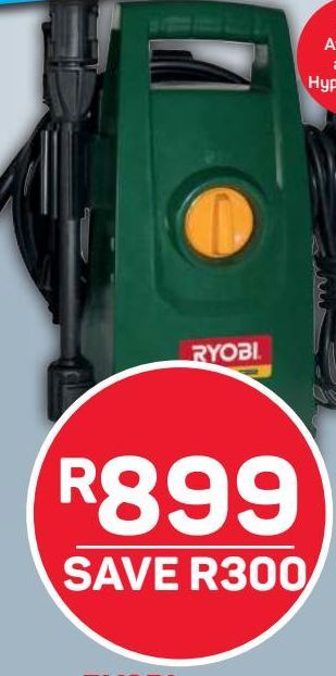 Ryobi pressure cleaner  offers at R 899