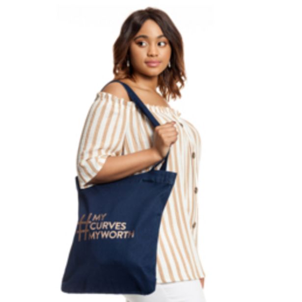Shopper Bag #MyCurvesMyWorth offers at R 49 in Donna