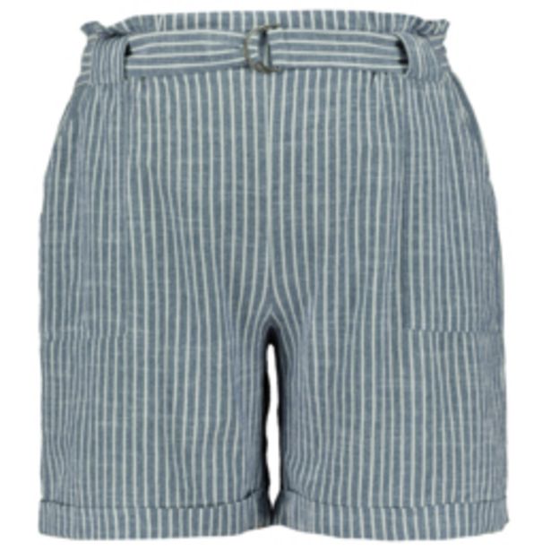 Plus Size 1 Up Styled Stripe Shorts offers at R 125 in Donna