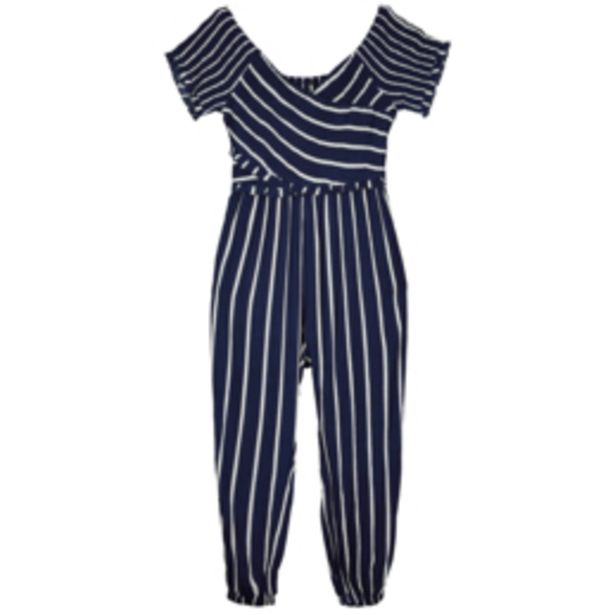 Plus Size Shirred Jumpsuit Woven Print offers at R 179 in Donna
