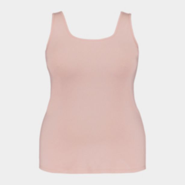 Plus Size Polyamide Square Neck Vest offers at R 125 in Donna