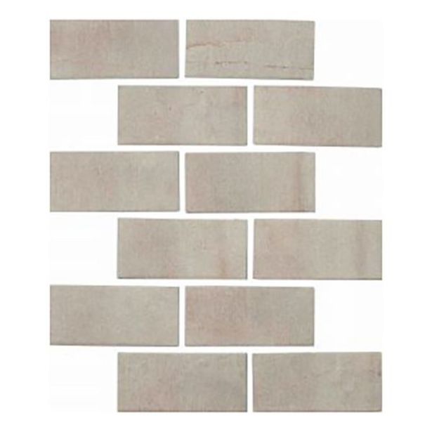 Caramella Sand Ceramic Brick Mosaic                                207mm x 312mm offers at R 60 in Tile Africa
