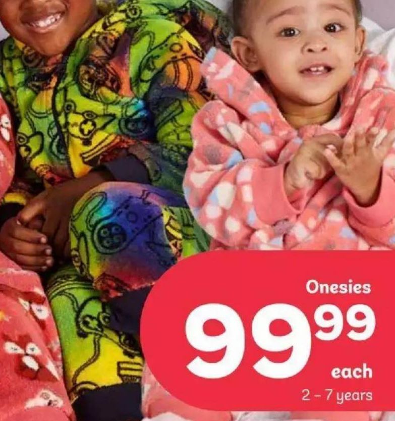 Onesies  offers at R 99,99
