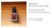 Estée Lauder offer | Pump It Up. Free. | 2022/06/28 - 2022/07/04