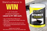 Brights Hardware offer | WIN WITH ALCOLIN BITUMEN WATERPROOFER AND BRIGHTS HARDWARE! | 2022/05/10 - 2022/05/31
